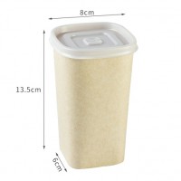 500ml Disposable Eco-friendly PLA Square Mouth Paper Cup with Lid for coffee