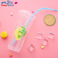 Wholesale 500ml disposable party plastic drinking cup