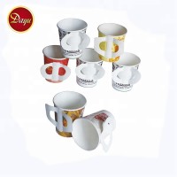 Good quality custom 7oz insulated disposable hot drink paper cup with handle