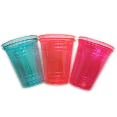 Disposable Red Blue Solo Beer Pong Plastic Cup PET Cup for Bar Party