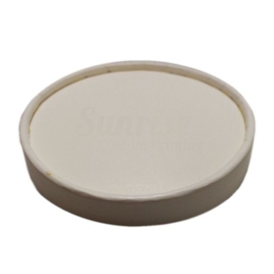 White ice cream paper cup lid disposable paper soup bowl cup lid