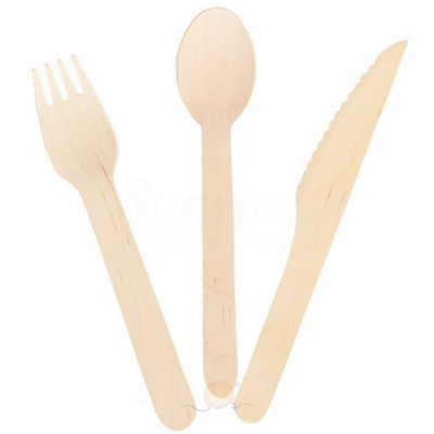 Wooden Cutlery Wooden Knife Fork Spoon