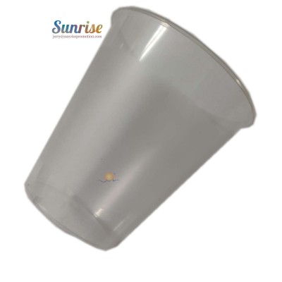 8oz disposable single wall plastic cup with custom logo printing