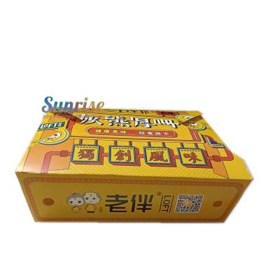 Eco-friendly food grade   kraft  food box for noodle